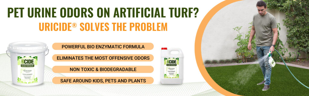 eliminate odors from artificial turf