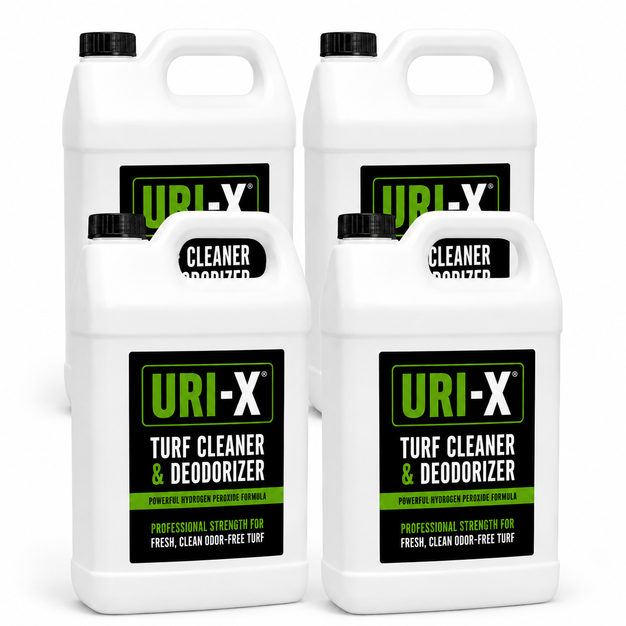 URI-X Hydrogen Peroxide Turf Cleaner & Deodorizer - Case of 4 Gallons